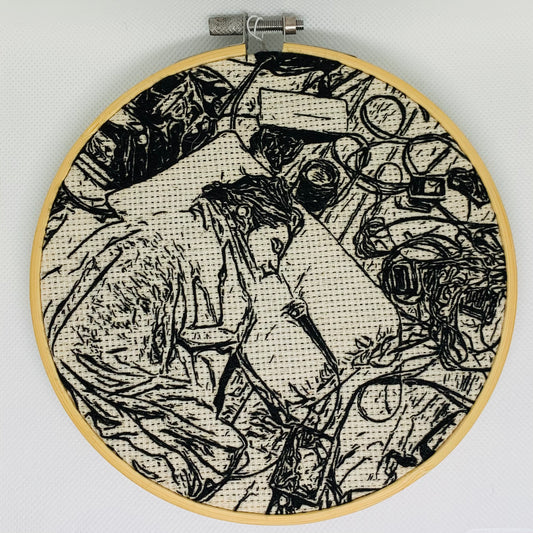 Bo Burnham Inside Embroidery Hoop