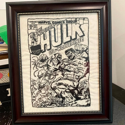 Comic Cover Embroidery