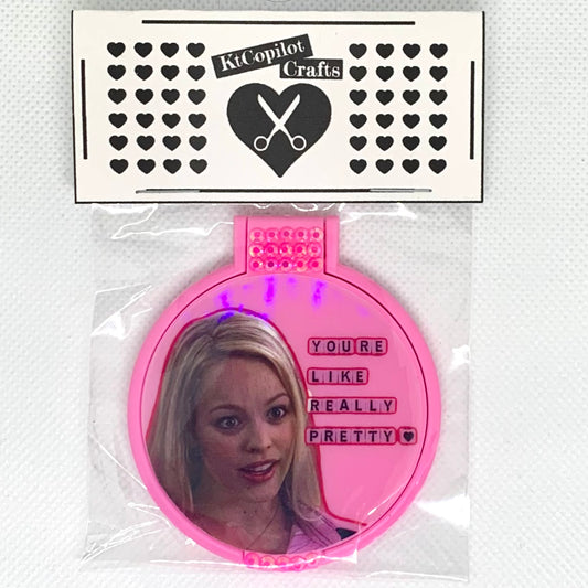Mean Girls Holographic Compact Mirror