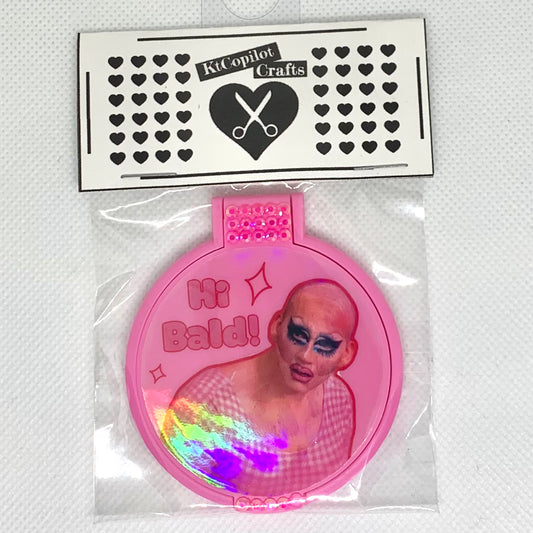 Hi Bald Holographic Compact Mirror