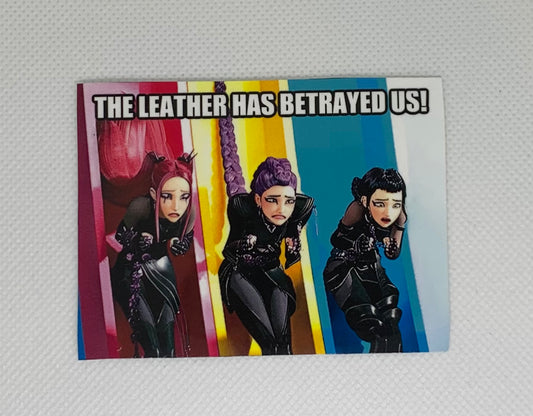 KPDH Leather Sticker