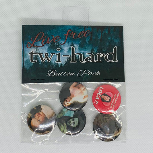Live Free Twi-Hard Button Pack